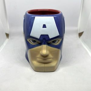 🎉 Retro Disney Store Exclusive Marvel Captain America Coffee Mug